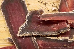 dried and salted cured beef